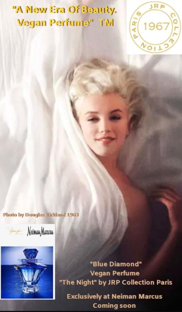 Blue Diamond Crystal Marilyn Monroe